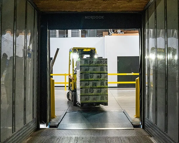 Vape products in a warehouse